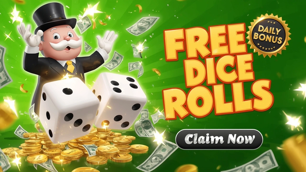 Monopoly GO Daily Free Dice Rolls (Updated 2025 Guide)