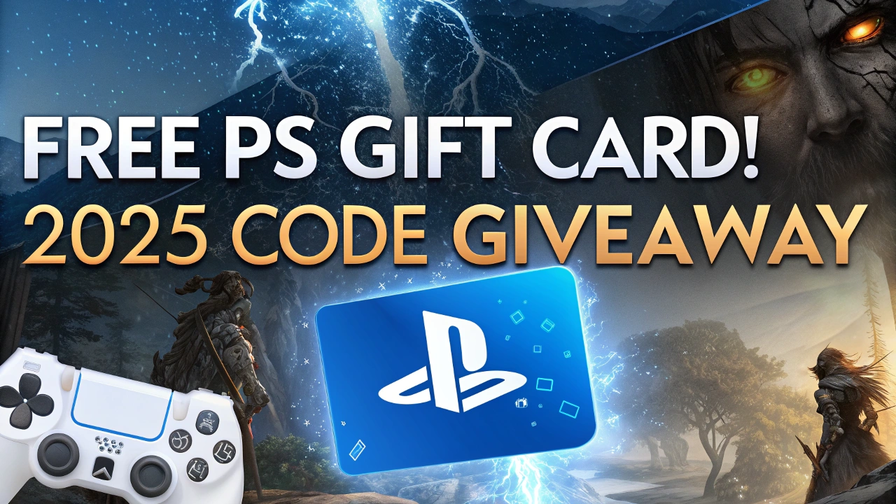 PlayStation Gift Card Code Giveaway – 100% Working Methods (2025 Guide)