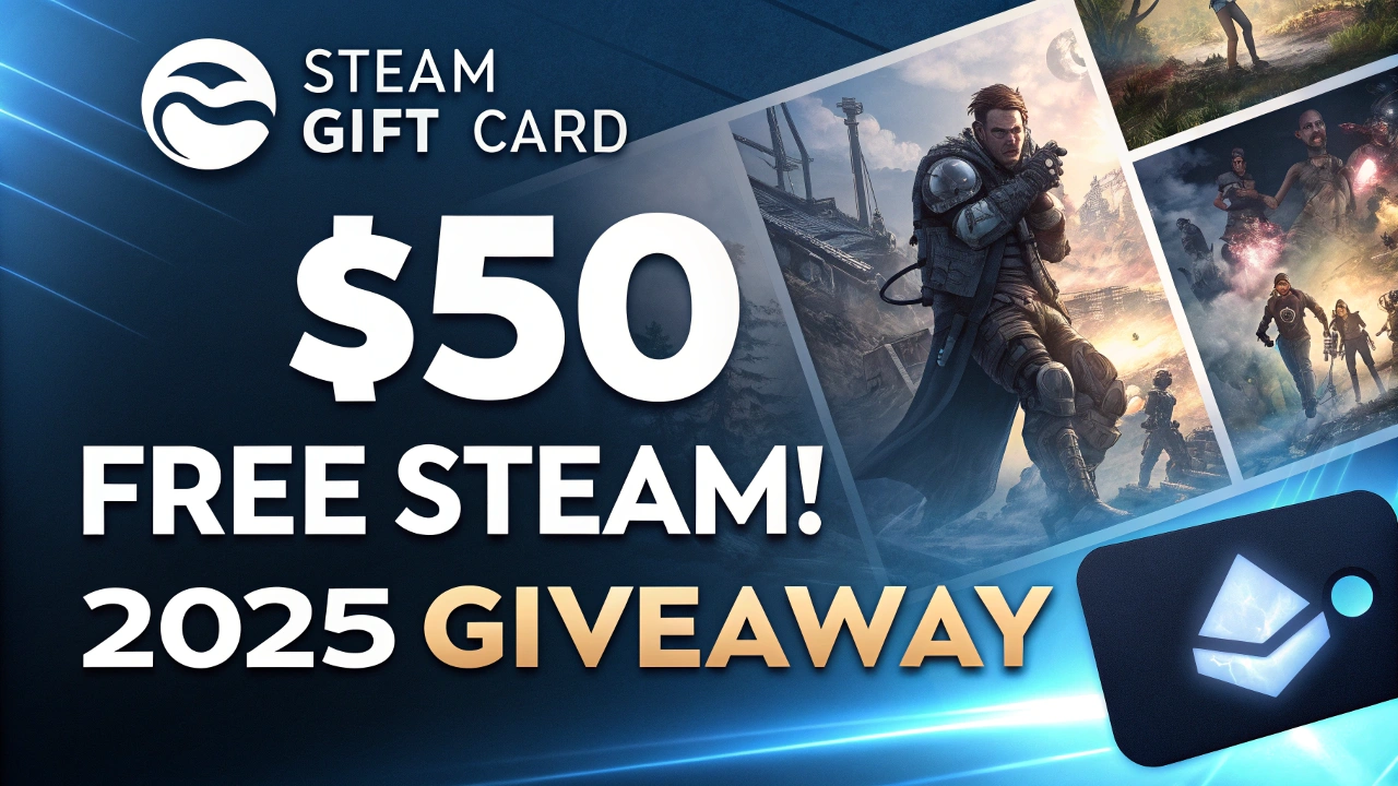 Free Steam Code Giveaway 2025 – 100% Working Methods